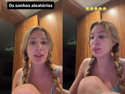 Karoline Lima revela sonho de gravidez e comenta desejo de ter mais filhos