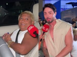 Patixa Teló comenta queda de patinete e vontade de desfilar; Rico Melquiades comenta