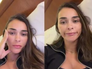 Grávida, Tainá Militão passa mal em aeroporto e desmaia: “Eu caí no chão”