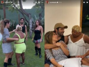 Wanessa Camargo assume namoro com Bruno Bevan em visita à casa de Nicole Bahls
